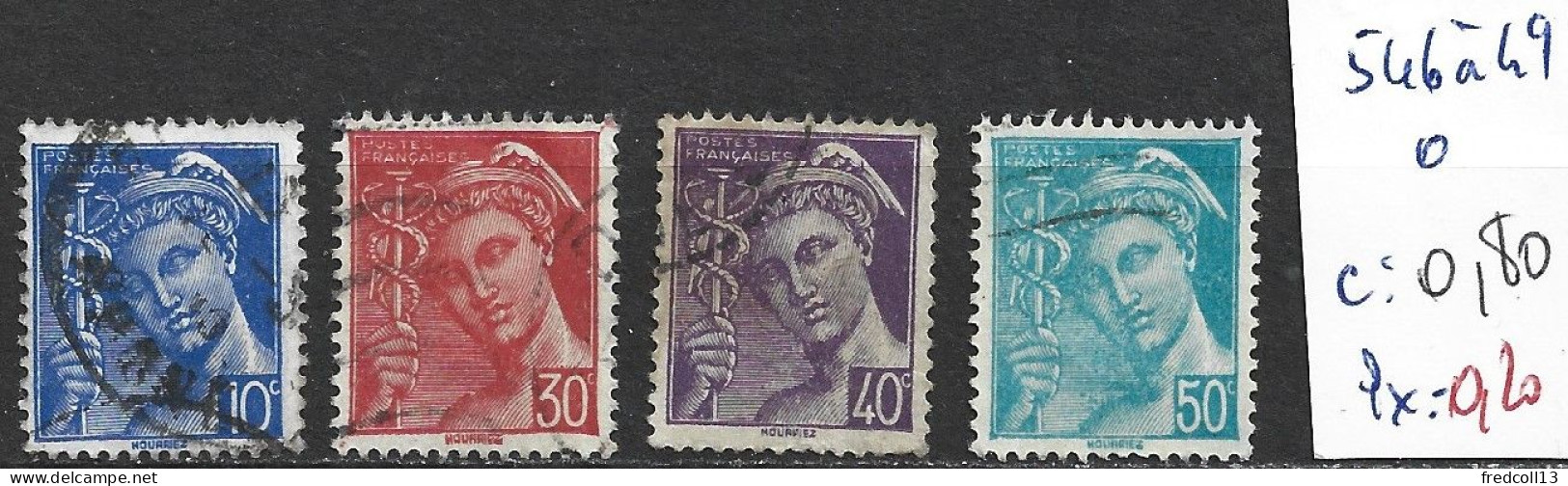 FRANCE 546 à 49 Oblitérés Côte 0.80 € - Used Stamps