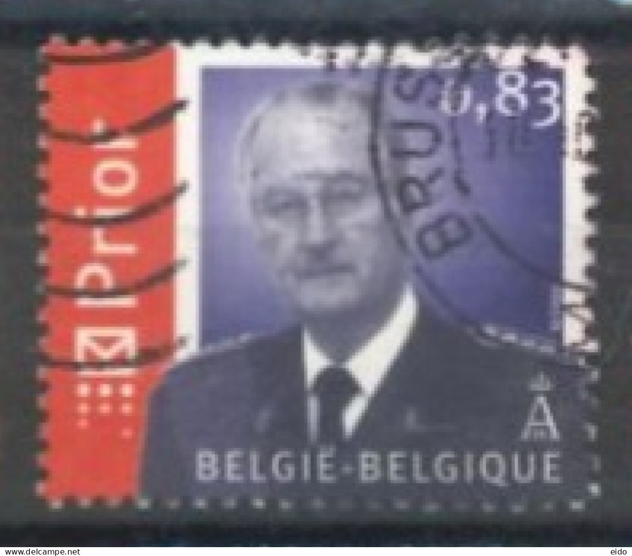 BELGIUM  -  KING ALBERT II STAMP, USED. - Used Stamps