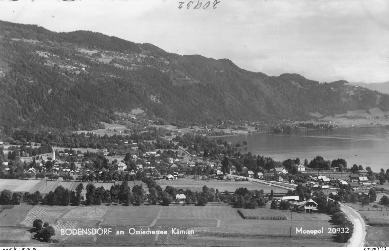 E2647) BODENSDORF Am Ossiachersee - Kärnten - Straße Felder Häuser ALT! - Ossiachersee-Orte