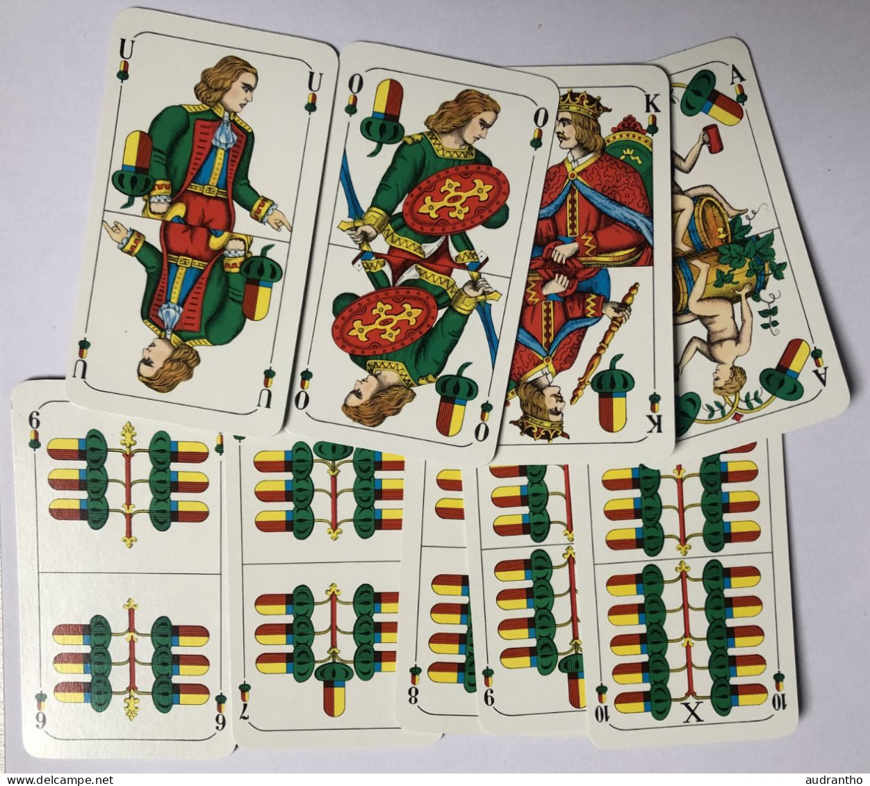 Beau Jeu De 36 Cartes - Schafkopf Tarock - Bayerisches Doppelbild - 36 Blatt - SCHMID Mûnchner - Tarot