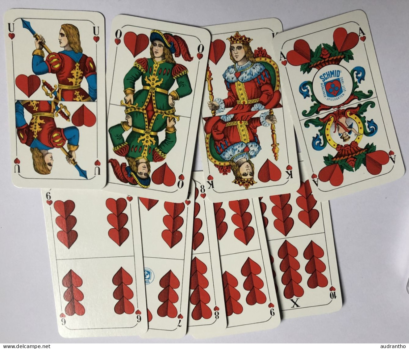 Beau Jeu De 36 Cartes - Schafkopf Tarock - Bayerisches Doppelbild - 36 Blatt - SCHMID Mûnchner - Tarot-Karten