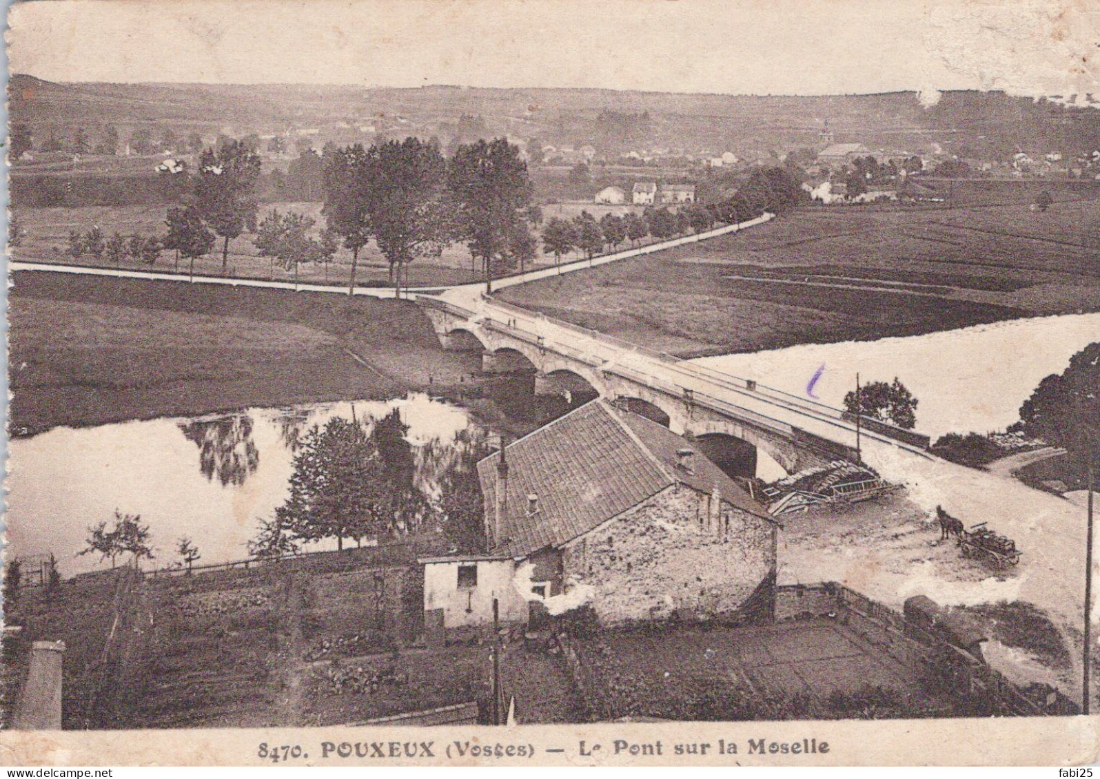 POUXEUX LE PONT USR LA MOSELLE - Pouxeux Eloyes