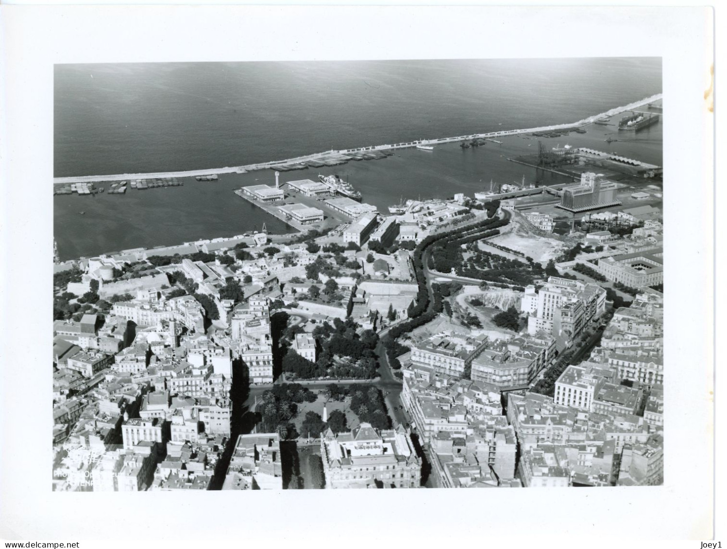 Oran Photo Aérienne Roland Henrard Années 50,studio Greff, Format 18/24 Numéroté Signée - Africa