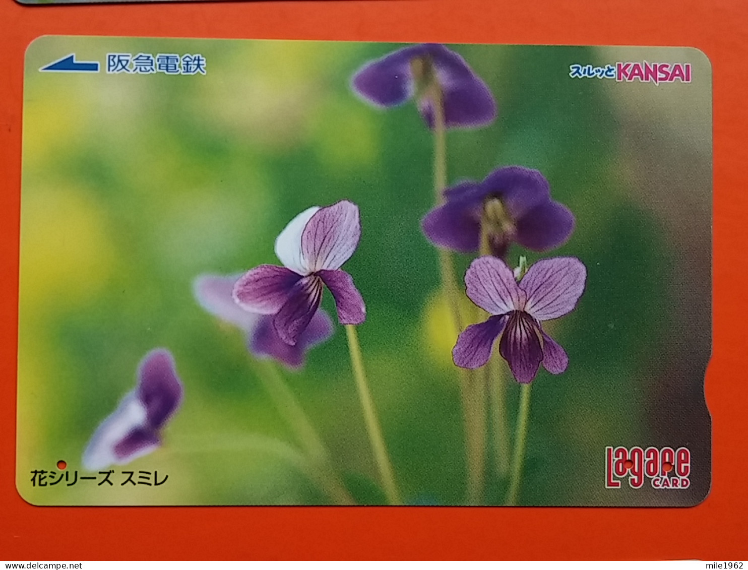 T-174 - JAPAN -JAPON, NIPON, Carte Prepayee - Flower, Fleur - Giappone