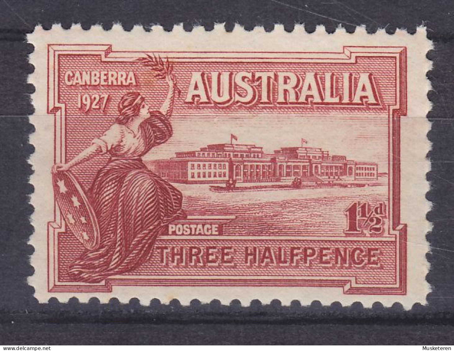 Australia 1927 Mi. 80, Parliament In Canberra, MNH** - Nuovi