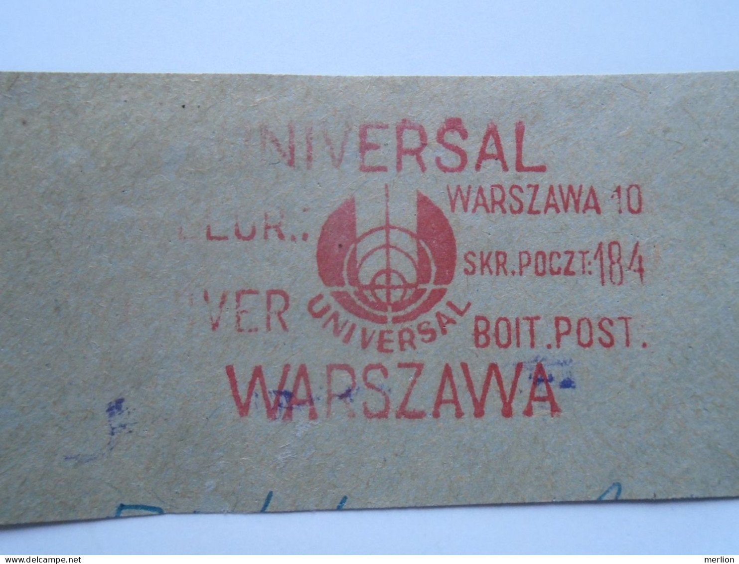 D200441 Red Meter Cut - EMA - Freistempel    Poland Polska  1970 - Universal Warszawa - Máquinas Franqueo (EMA)