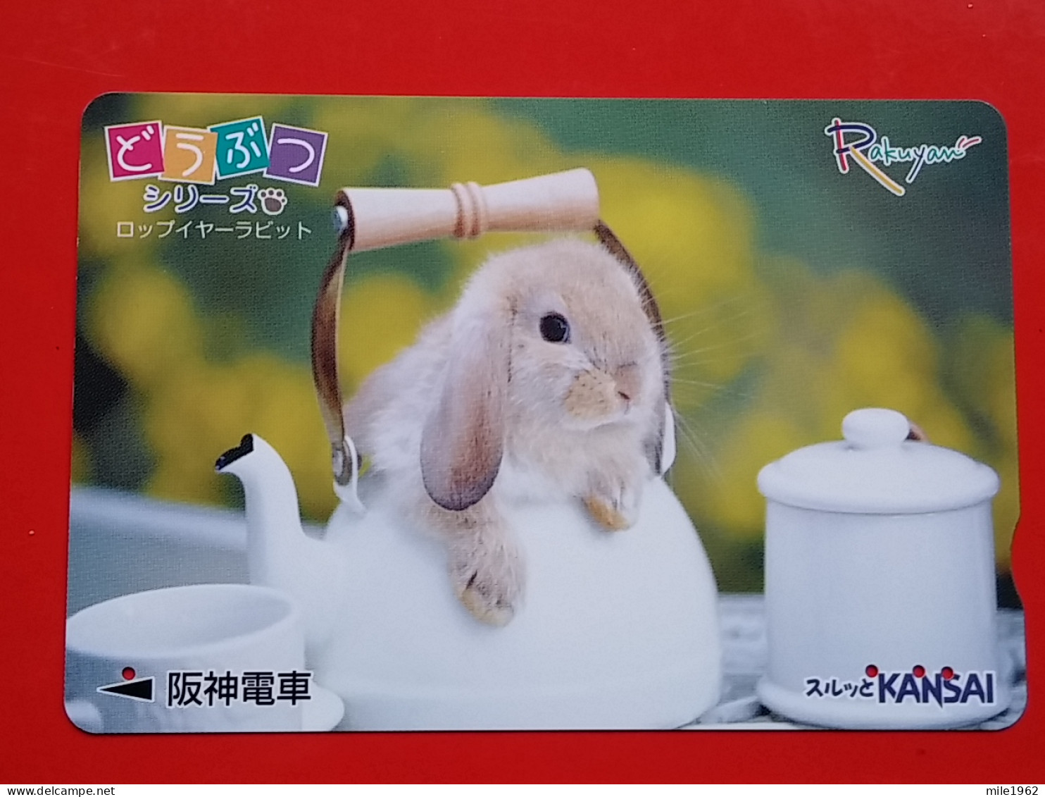 T-179 - JAPAN -JAPON, NIPON, Carte Prepayee -  Rabbit. Lapin - Konijnen