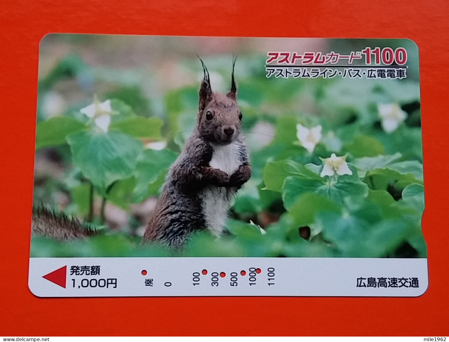 T-182 - JAPAN -JAPON, NIPON, Carte Prepayee - Animal - Andere & Zonder Classificatie