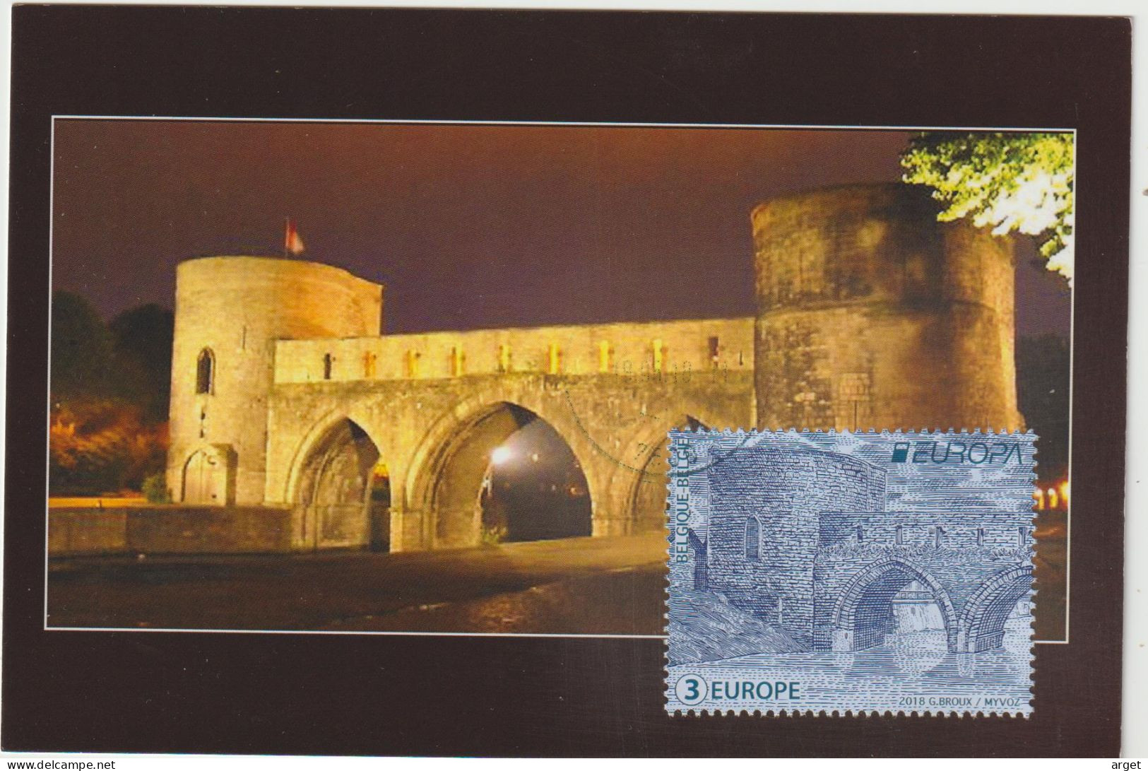 Carte-Maximum BELGIQUE (TOURNAI - Pont Des Trous) Obl Sp 2018 - 2001-2010