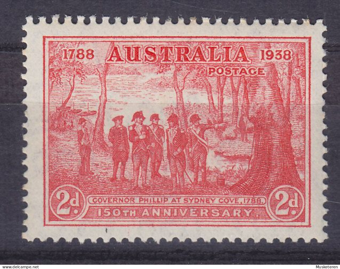 Australia 1937 Mi. 153, Foundation Of New South Wales, MH* - Mint Stamps