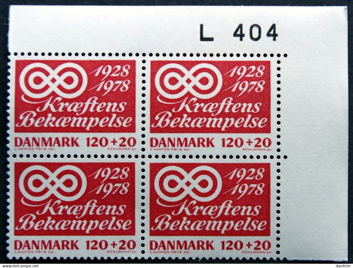 Denmark 1978  Cancer Society MiNr.672  MNH (**)  ( Lot Ks 1403  ) - Unused Stamps