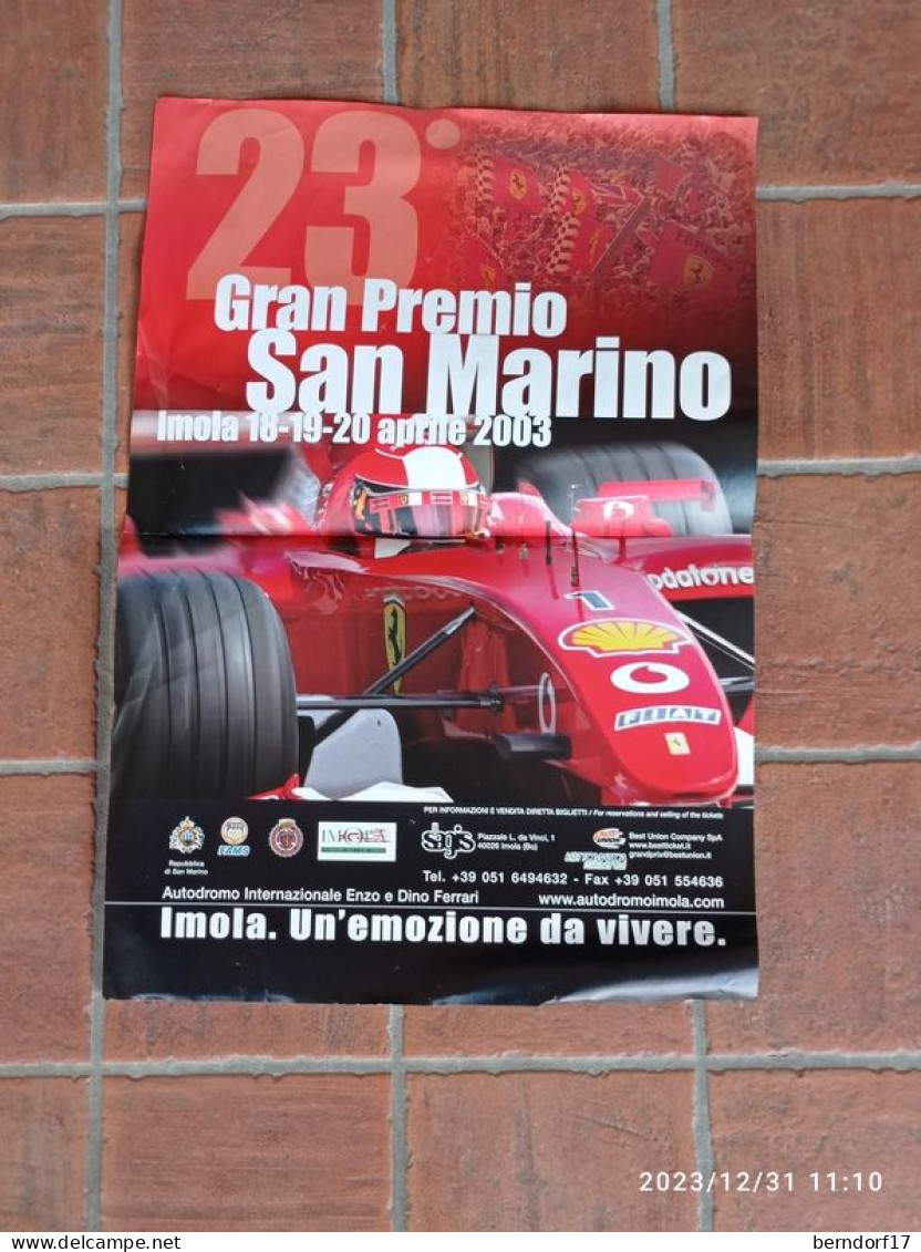 SAN MARINO 23° GRAN PREMIO - IMOLA 2003 - Automobile - F1