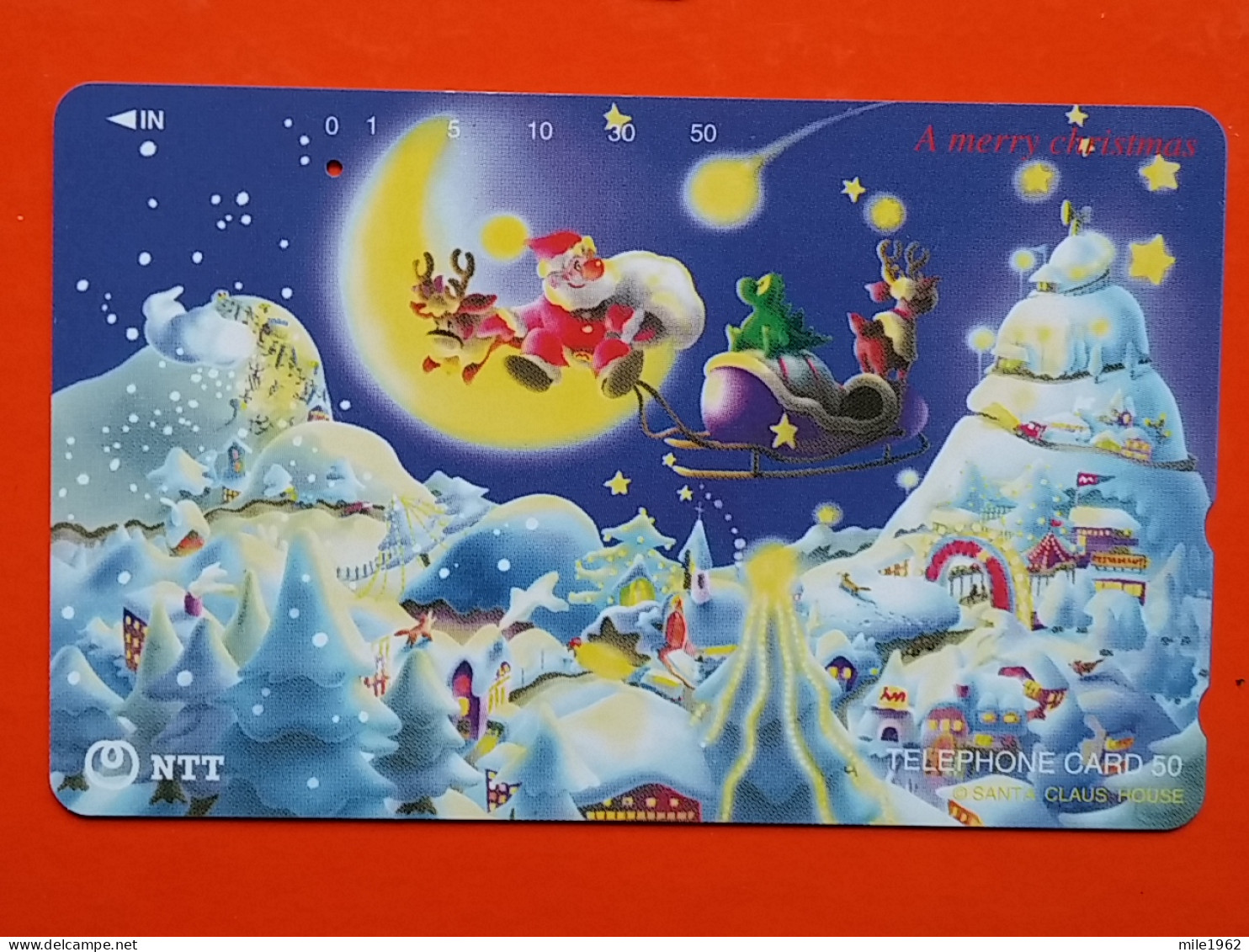 T-184 - JAPAN -JAPON, NIPON, TELECARD, PHONECARD NTT JP- 231-193 Santa Claus - Japon