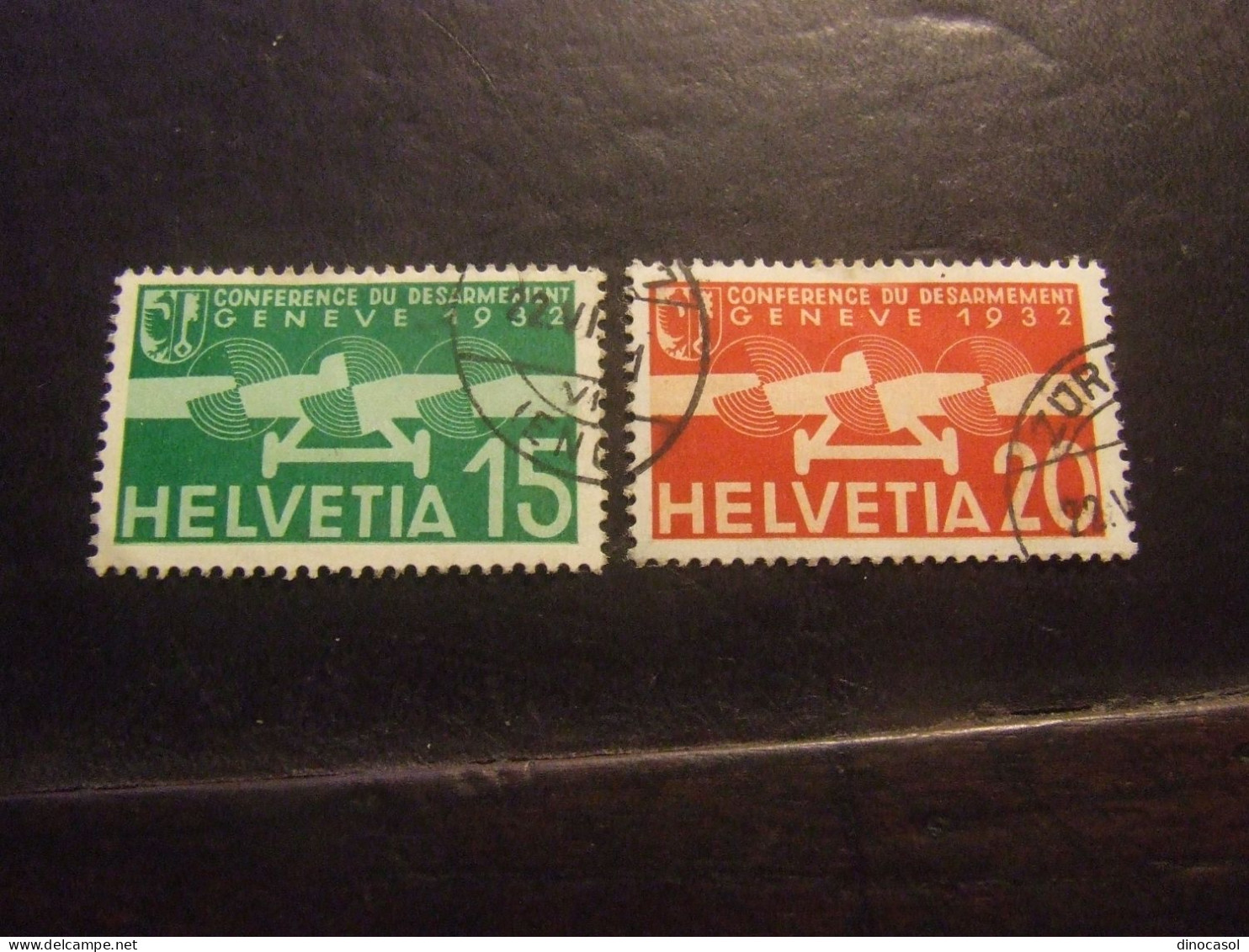 SVIZZERA 1932 DISARMO USATO - Used Stamps