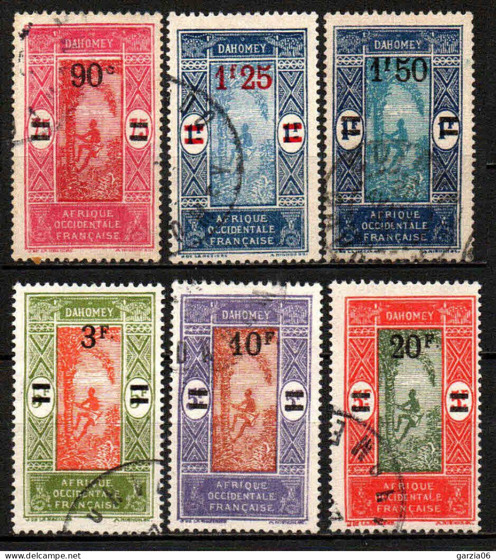 Dahomey   - 1926 - Tb Antérieurs Surch    - N° 79 à 84   - Oblit - Used - Gebruikt