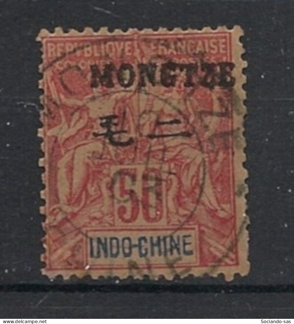 MONG-TSEU - 1903-06 - N°YT. 12 - Type Groupe 50c Rose - Oblitéré / Used - Usados