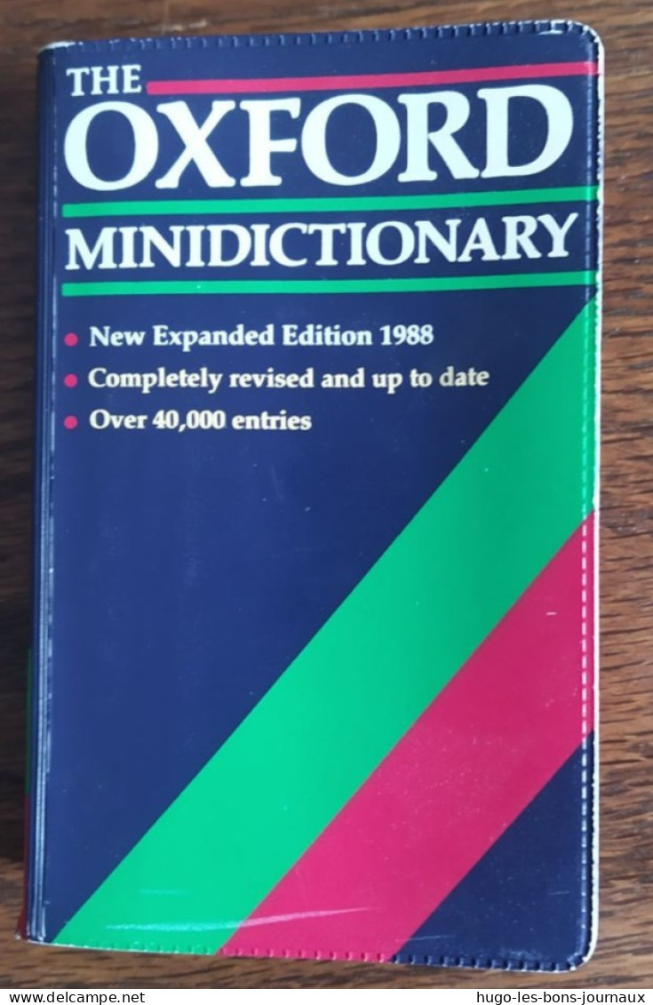 The Oxford Minidictionary _ New Expanded Edition 1988_bon état_ Petit Dictionnaire Anglais - Dictionaries, Thesauri