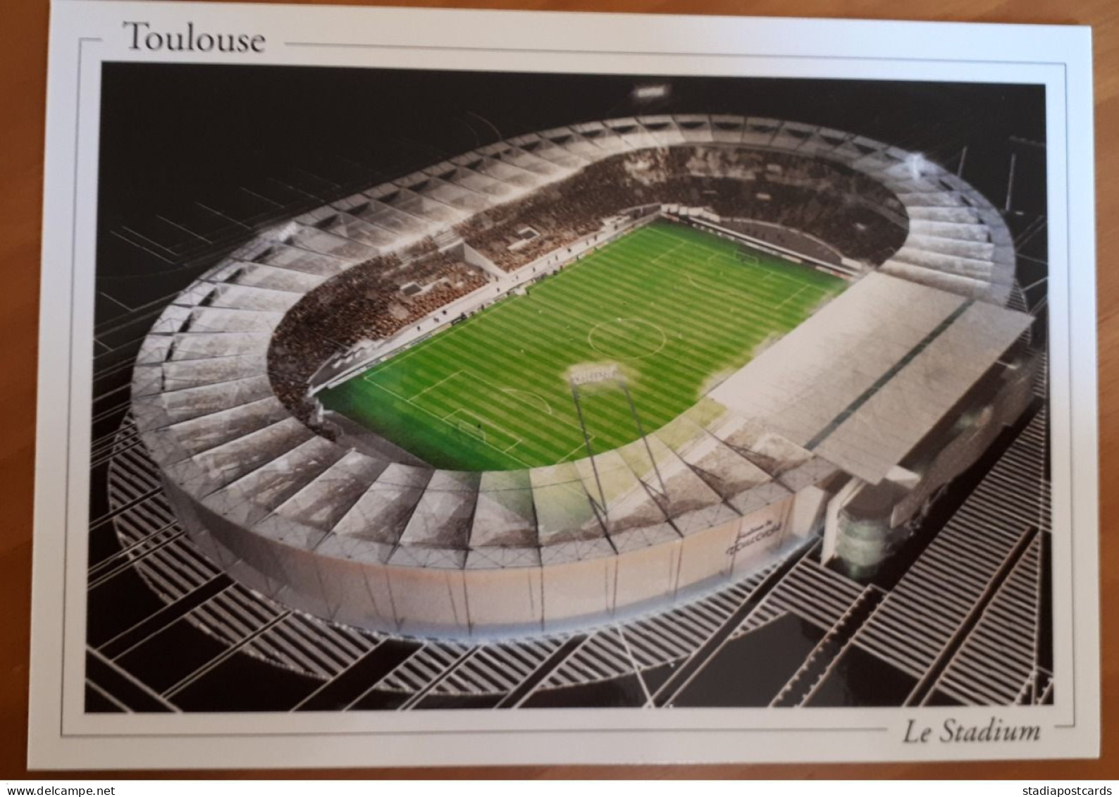 Toulouse Tolosa Cartolina Stadio Stadium Postcard Stadion AK Carte Postale Stade Estadio - Calcio