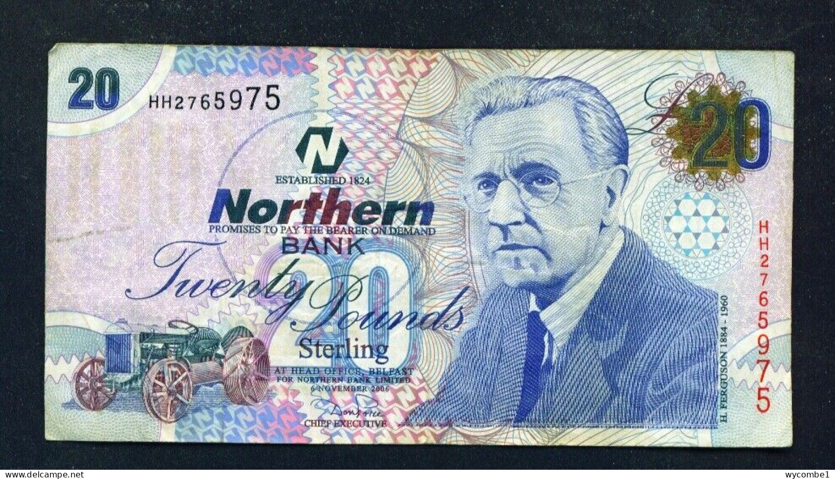 NORTHERN IRELAND - 2006 Northern Bank £20 Circulated Condition As Scans - 20 Pounds