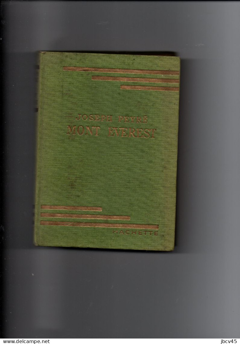 MONT EVEREST   Joseph Peyre  Bibliotheque Verte 1955 - Aventura