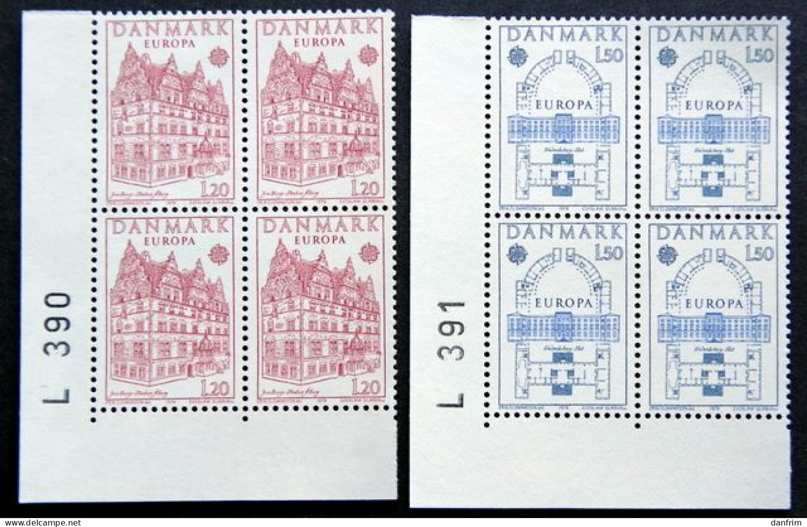 Denmark 1978   EUROPA   MiNr.662-63   MNH (**)  Cz.Slania  (lot  Ks 1333) - Neufs