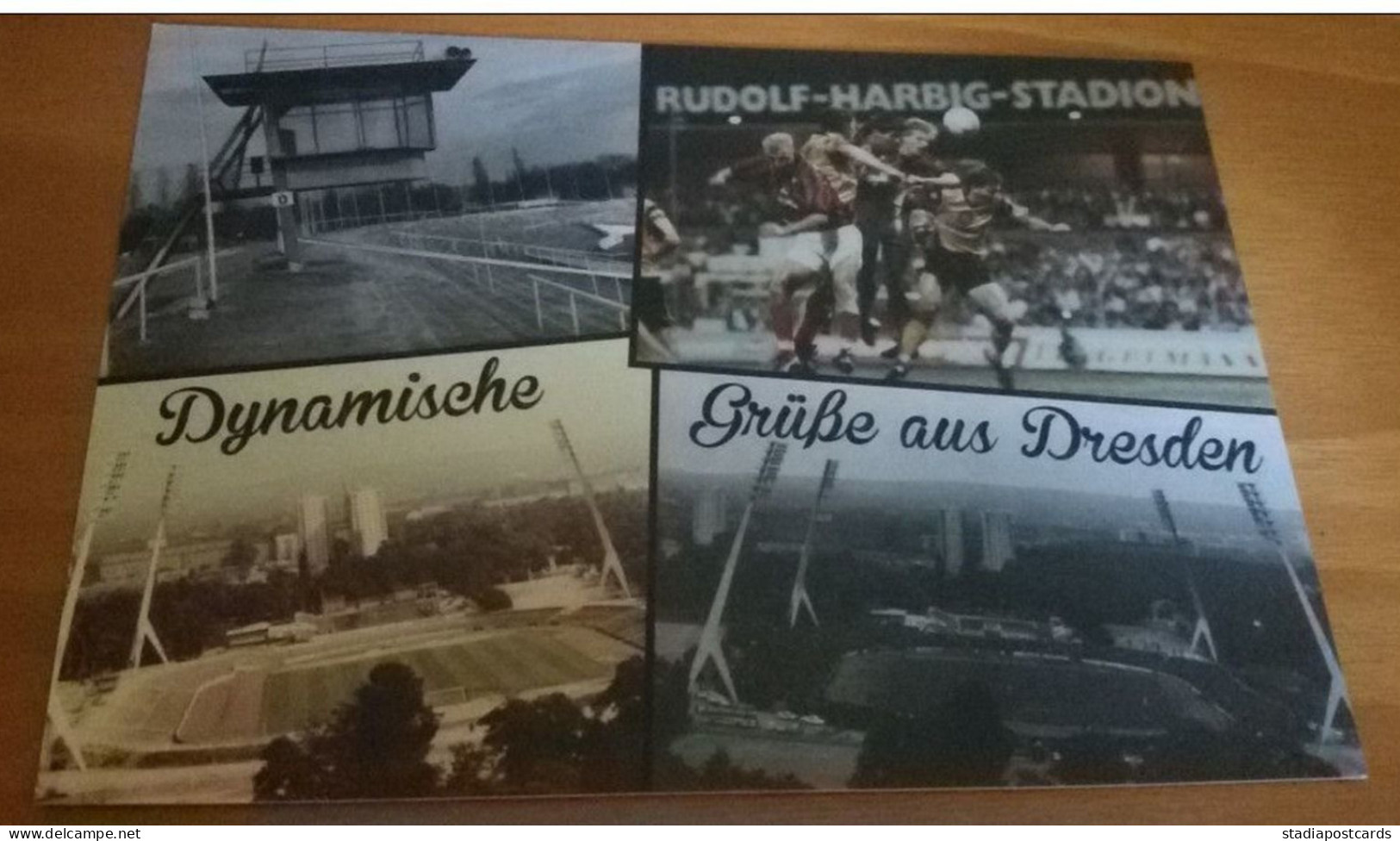 Dresden Dresda Dynamo Rudolf Harbig  Cartolina Stadio Stadium Postcard Stadion AK Carte Postale Stade Estadio Postales - Calcio