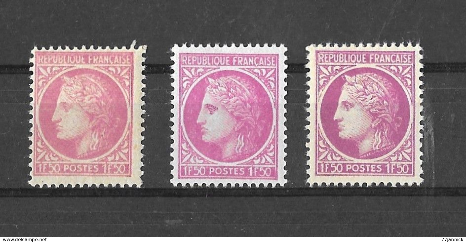 VARIETEE DE COULEUR N° 679 ( 3 Nuances Différentes) NEUF** - Unused Stamps