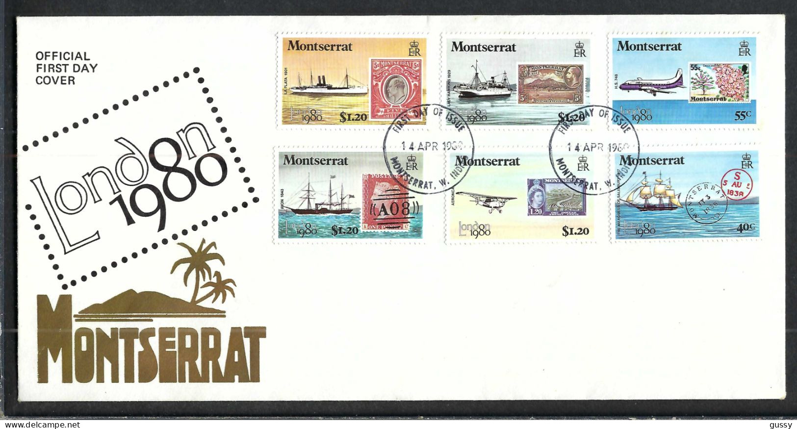 MONTSERRAT Ca.1980: FDC - Montserrat