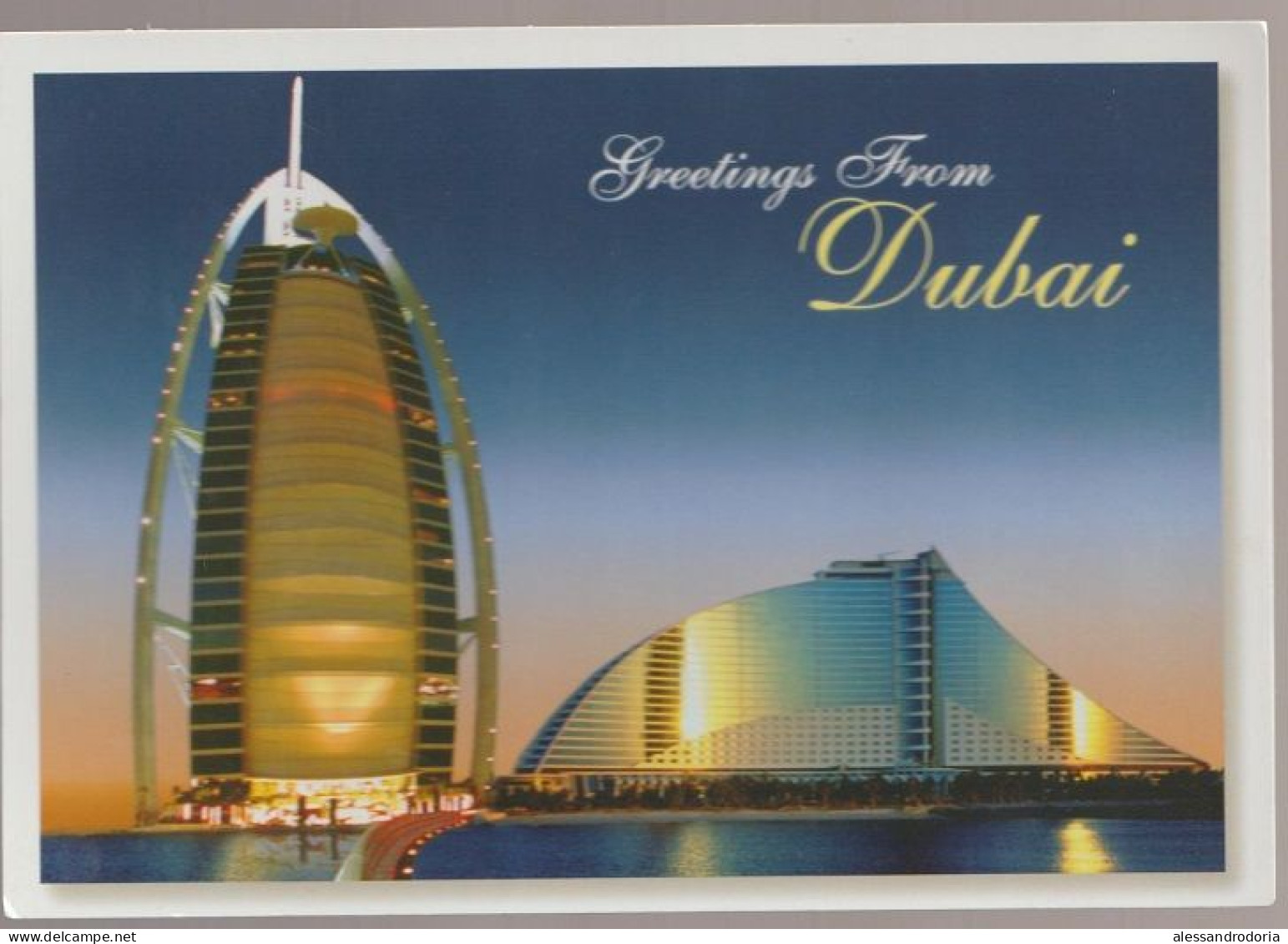 Cartolina Non Viaggiata Dubai Burj Al Arab The World's Tallest And Most Luxorious Hotel Jumeirah Beach Hotel - Dubai