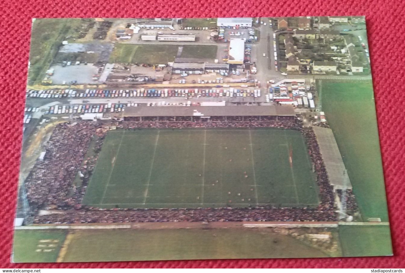 Llanelli Wales Stradey Park Rugby Stadium Cartolina Stadio Postcard Stadion AK Carte Postale Stade Estadio - Calcio