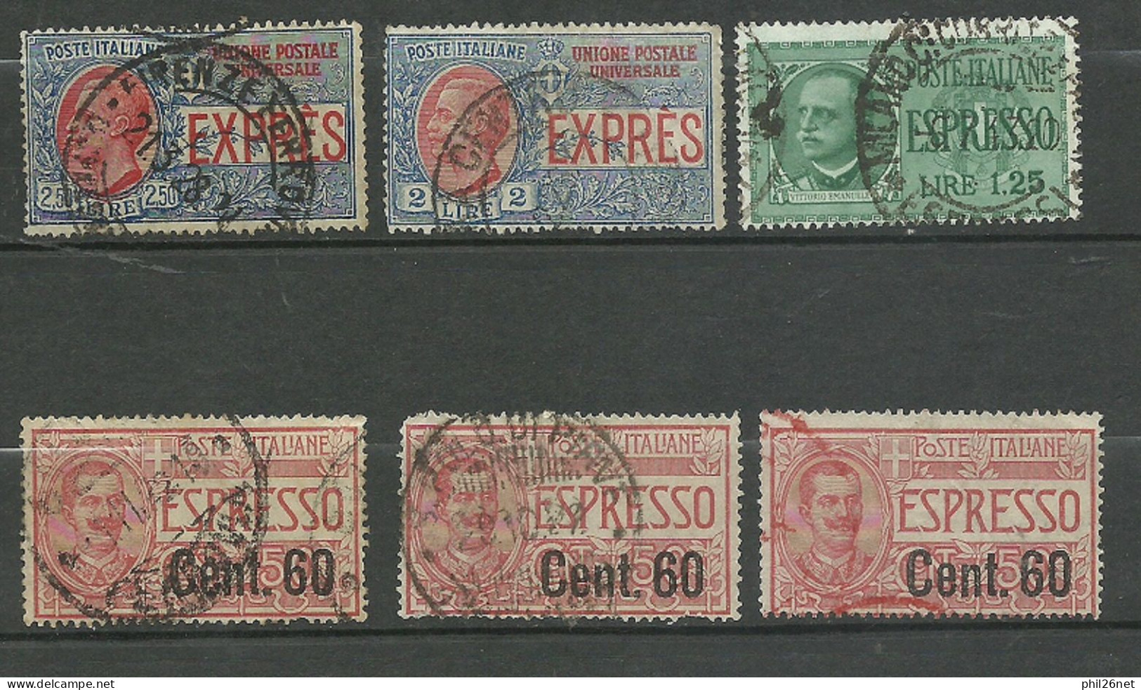 Italie Expres  N°  8 X 3 ;  13 ; 14 Et 19     Oblitérés    B/TB   Voir Scans Soldé   ! ! ! - Posta Espresso