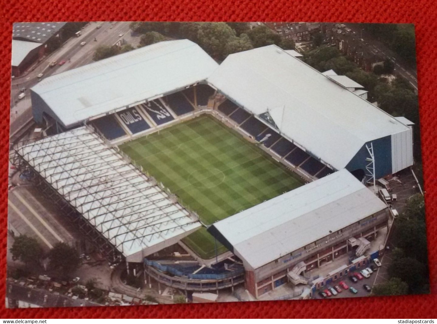 Sheffield Wednesday Football Club Stadium Cartolina Stadio Postcard Stadion AK Carte Postale Stade Estadio Hillsborough - Calcio