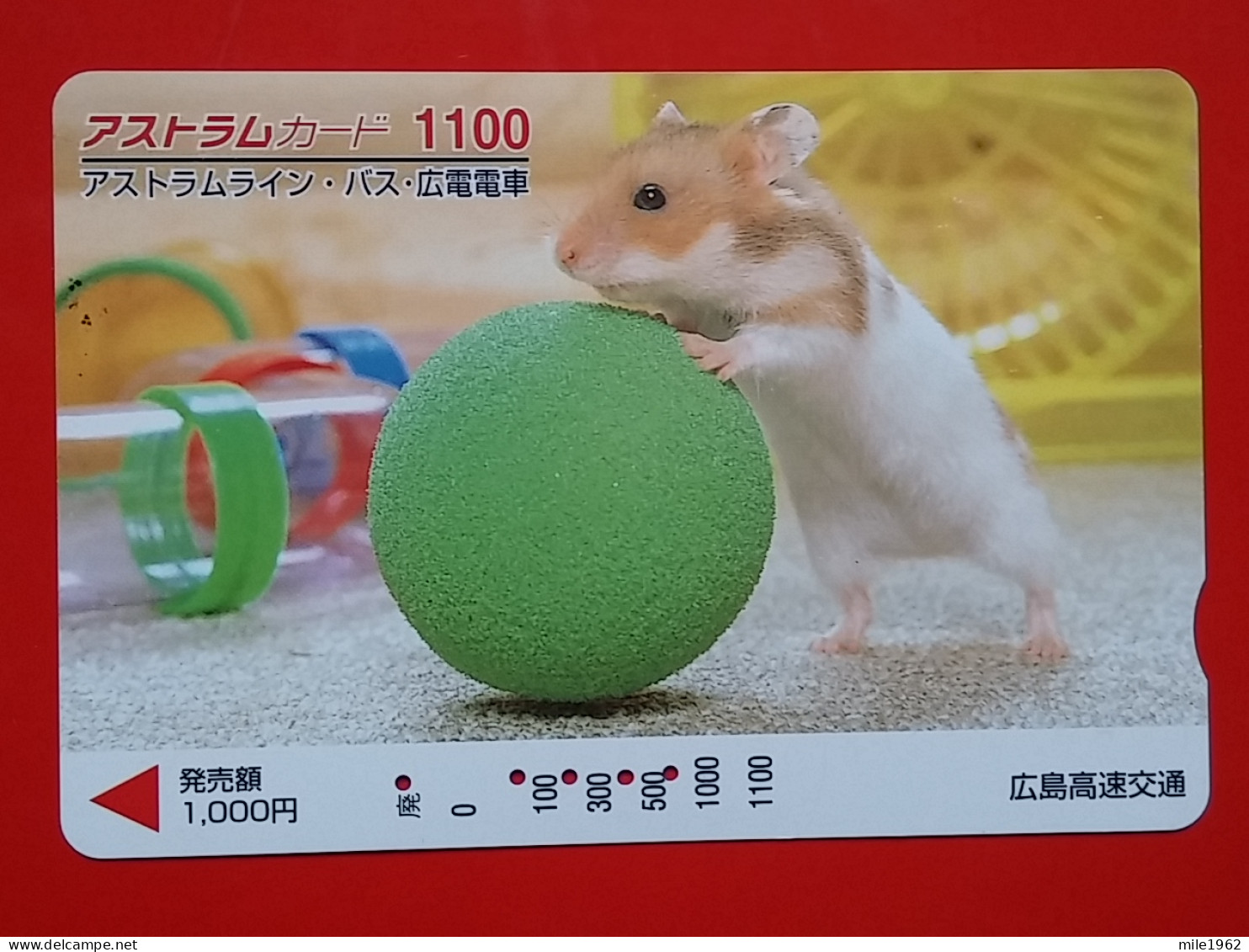 T-204 - JAPAN -JAPON, NIPON, Carte Prepayee  ANIMAL MAUS, MOUSE - Altri & Non Classificati