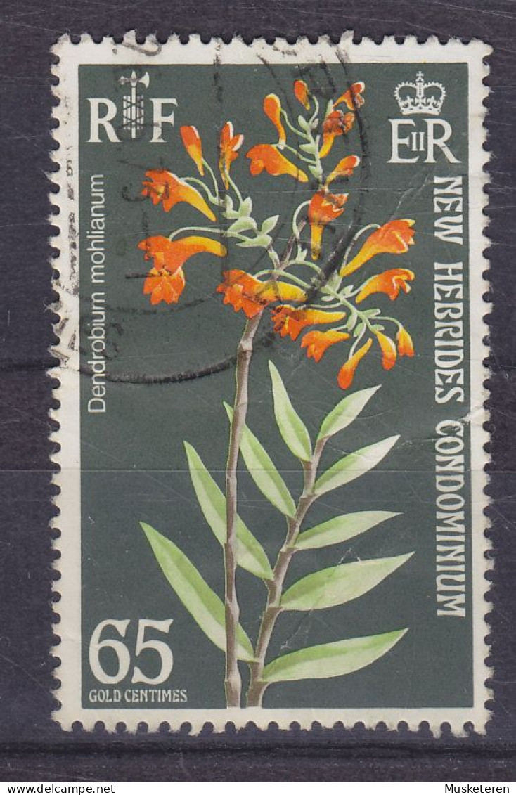 New Hebrides 1973 Mi. 358, 65c. Orchid Orchide (o) - Used Stamps