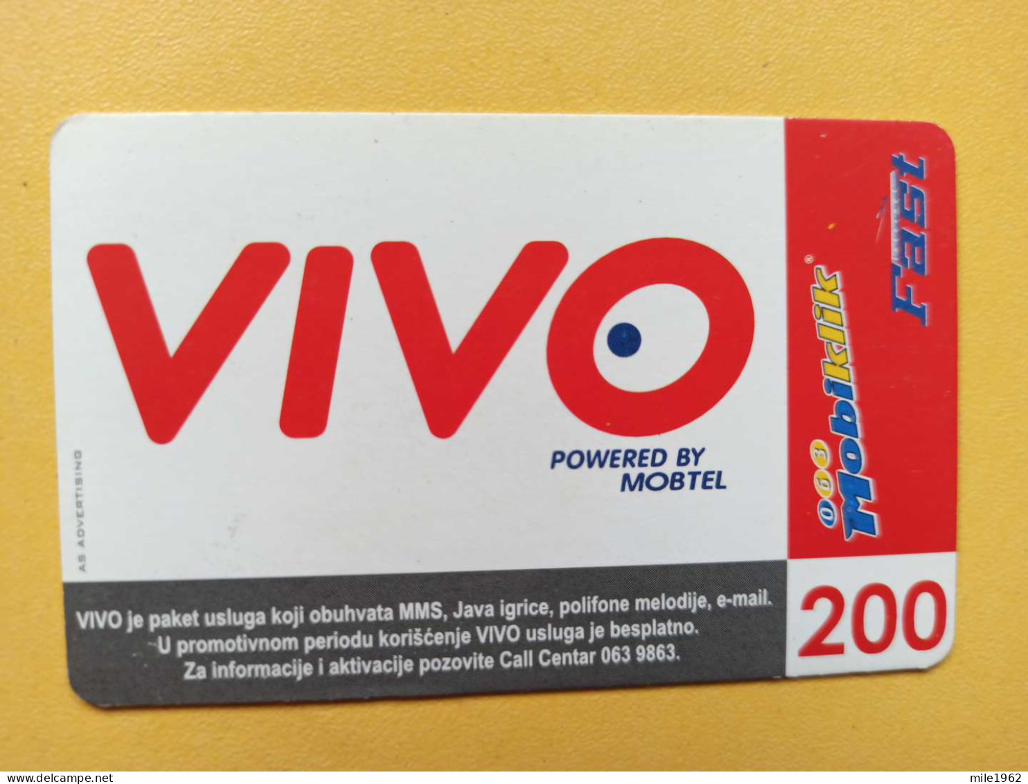 T-206 - YUGOSLAVIA TELECARD, PHONECARD  - Yougoslavie