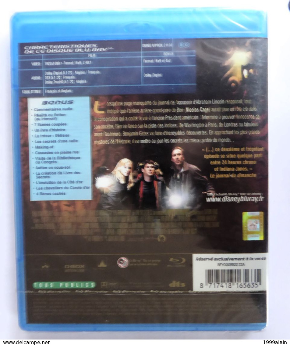 BENJAMIN GATES 2 - LE LIVRE DES SECRETS - FORMAT BLU-RAY - NEUF SCELLE - Andere Formaten