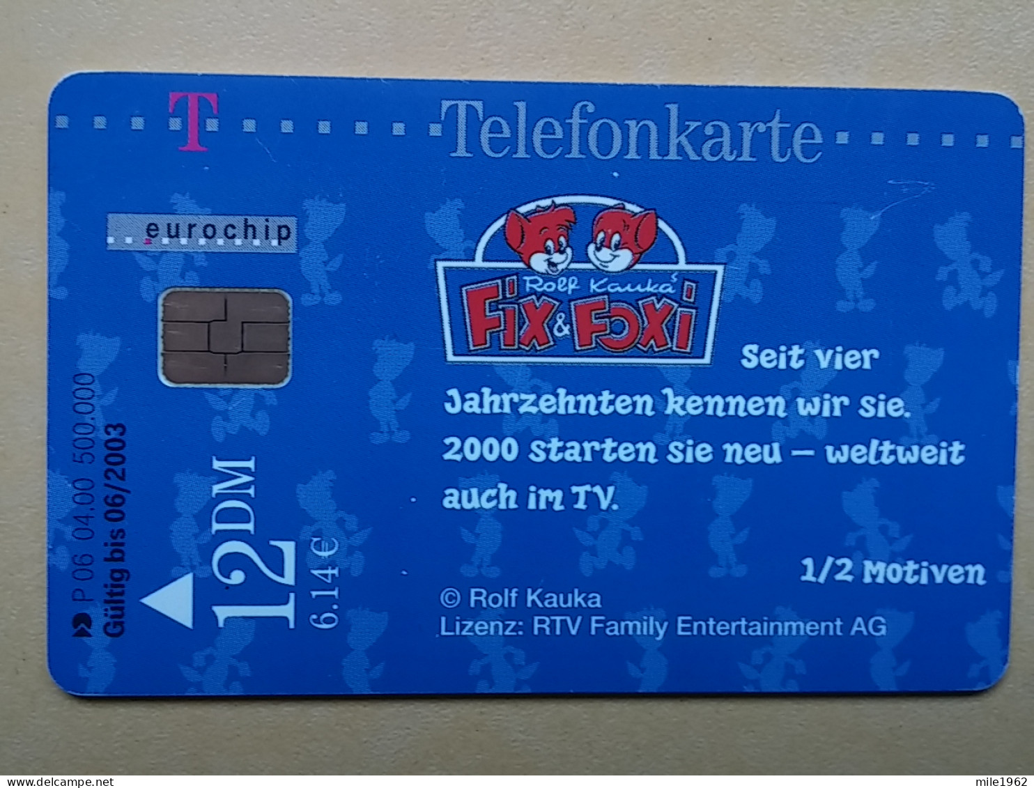 T-224 - TELECARD, PHONECARD GERMANY - FIX FOXI CARTOON - Andere & Zonder Classificatie