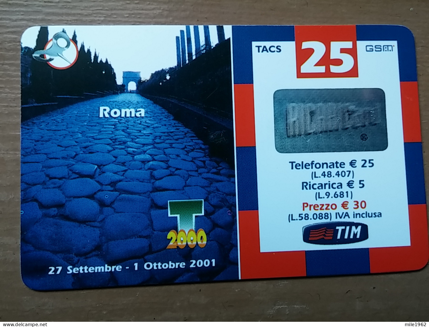 T-224 - TELECARD, PHONECARD ITALIA, ROMA - Andere & Zonder Classificatie