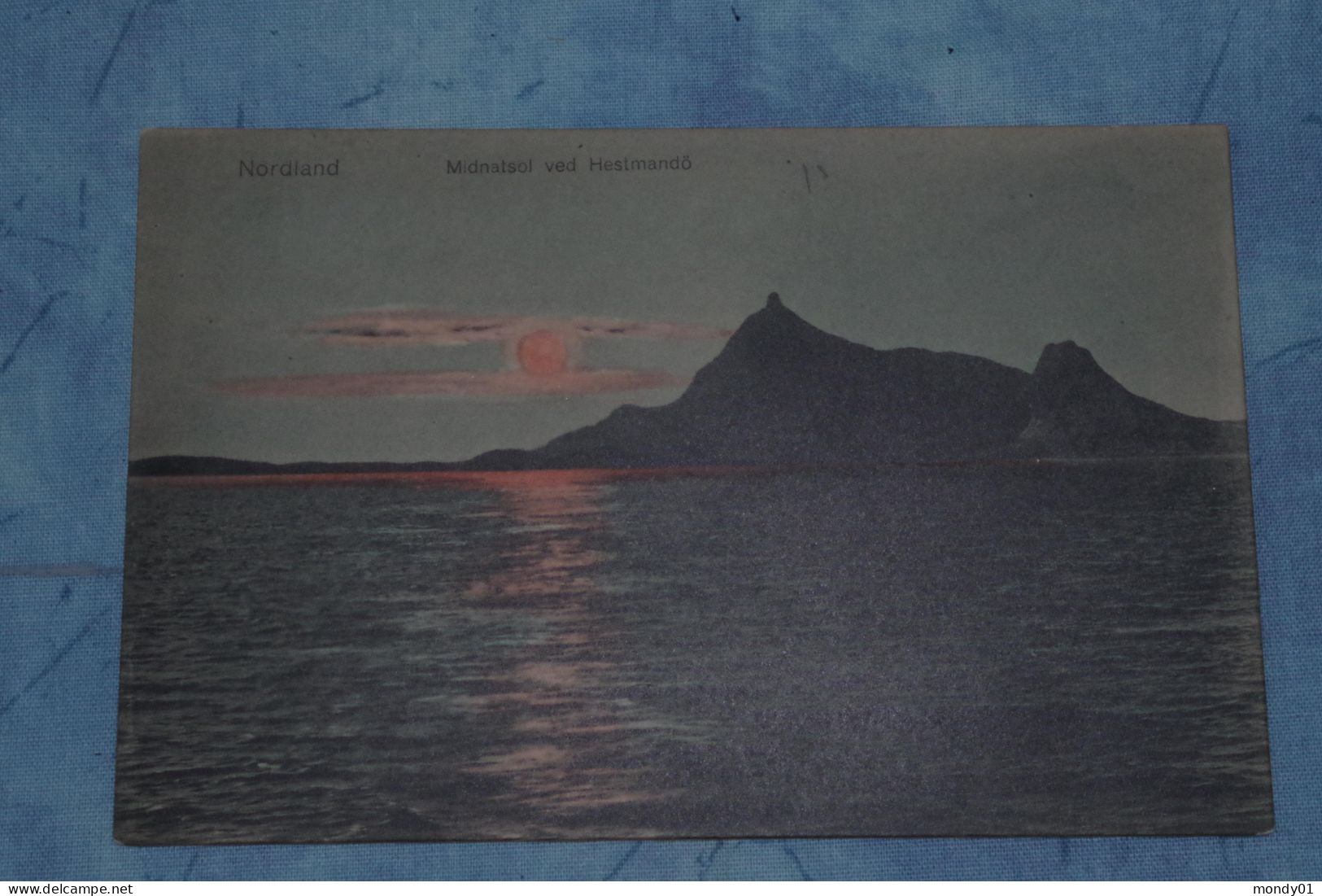 2-003 CPA Norge Norge Soleil Minuit Midnatsol Hestmandö Nordland North Pole Nord  Polaire TAAF Sun - Astronomie