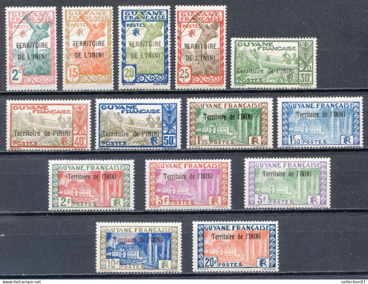 Réf 81 < ININI < Entre N° 1 Et 28 * 14 Valeurs Neuf Ch. - MH * -- - Unused Stamps