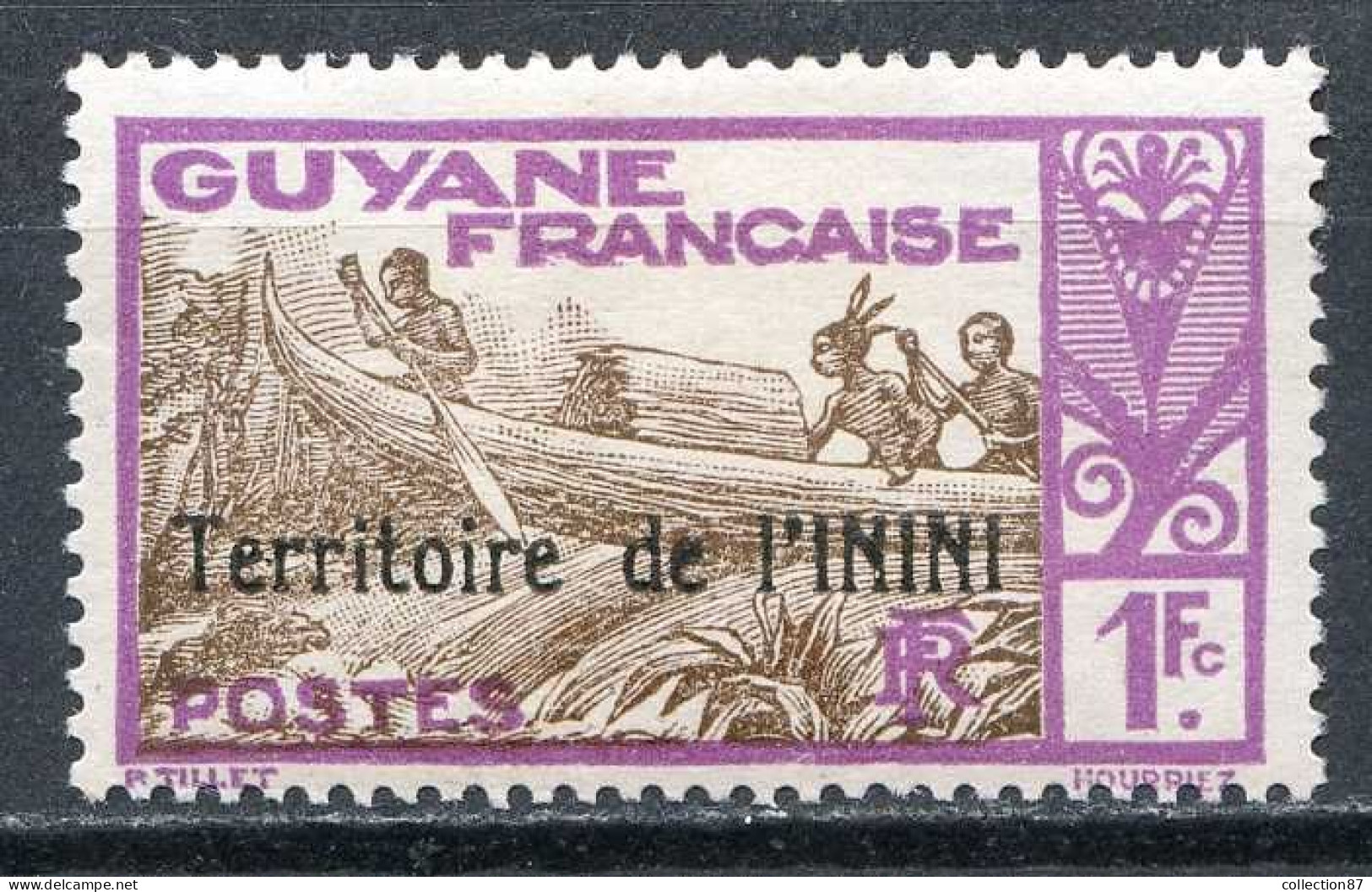 Réf 81 < ININI < N° 18 * Signé Aimé Brun Neuf Ch. - MH * -- Dos Visible TTB - Unused Stamps