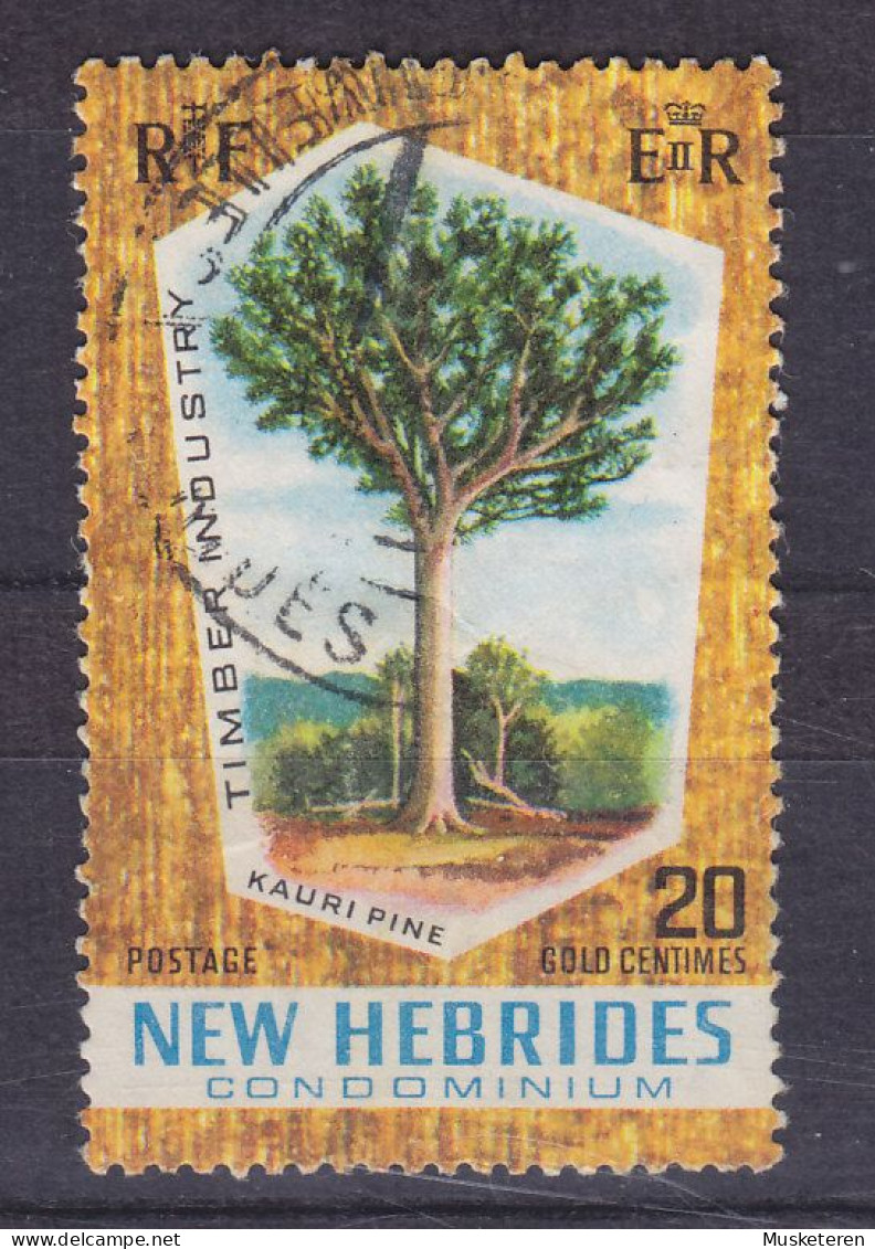 New Hebrides 1969 Mi. 277, 20c. Kauri-Fichte Pine (o) - Used Stamps