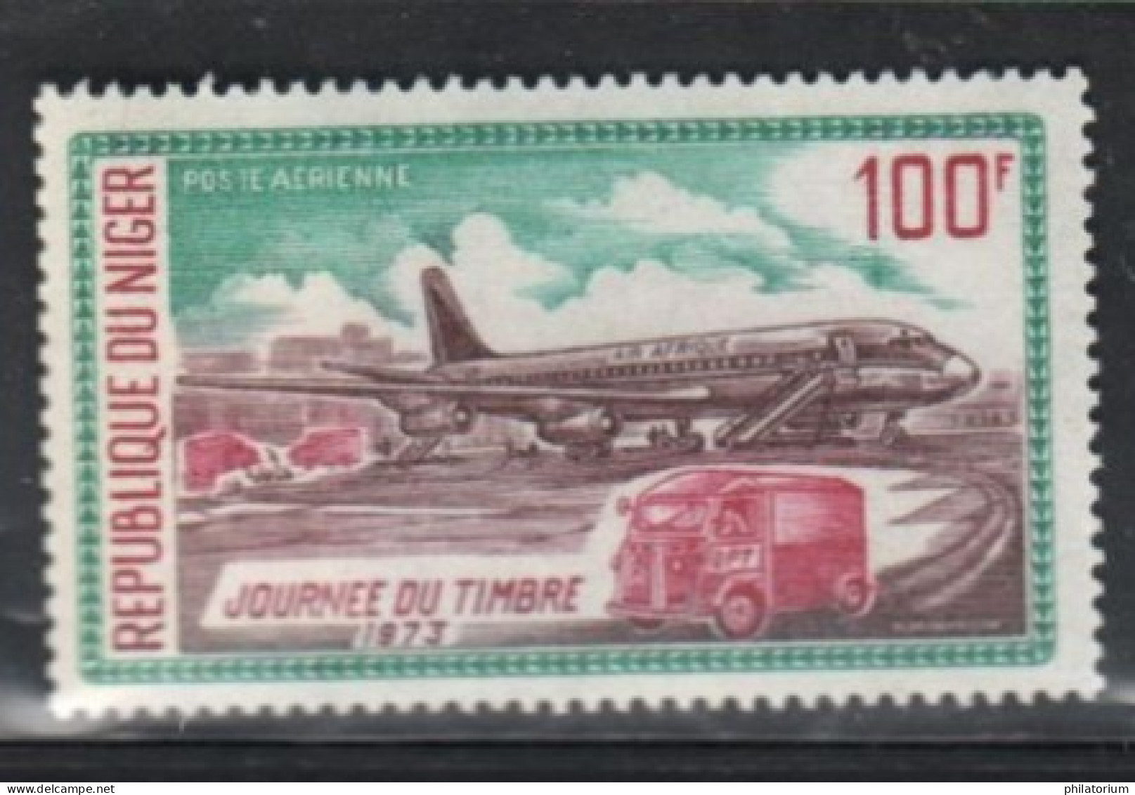 Niger, **, Yv PA 213, Mi 379, SG 480, Citroën Type H, Journée Du Timbre, - Vrachtwagens