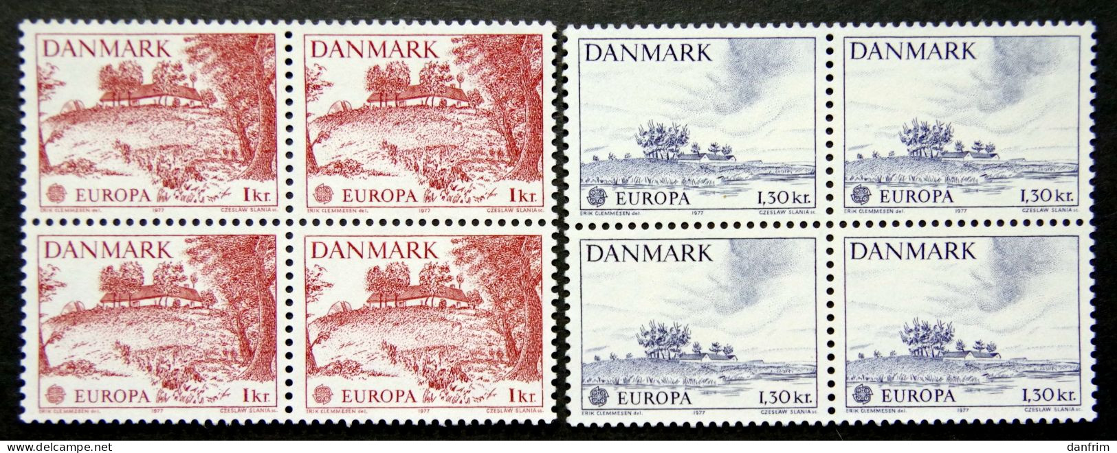 Denmark 1977 EUROPA   MiNr.639-40 MNH (**)     Cz.Slania    ( Lot  Ks 1421 ) - Unused Stamps