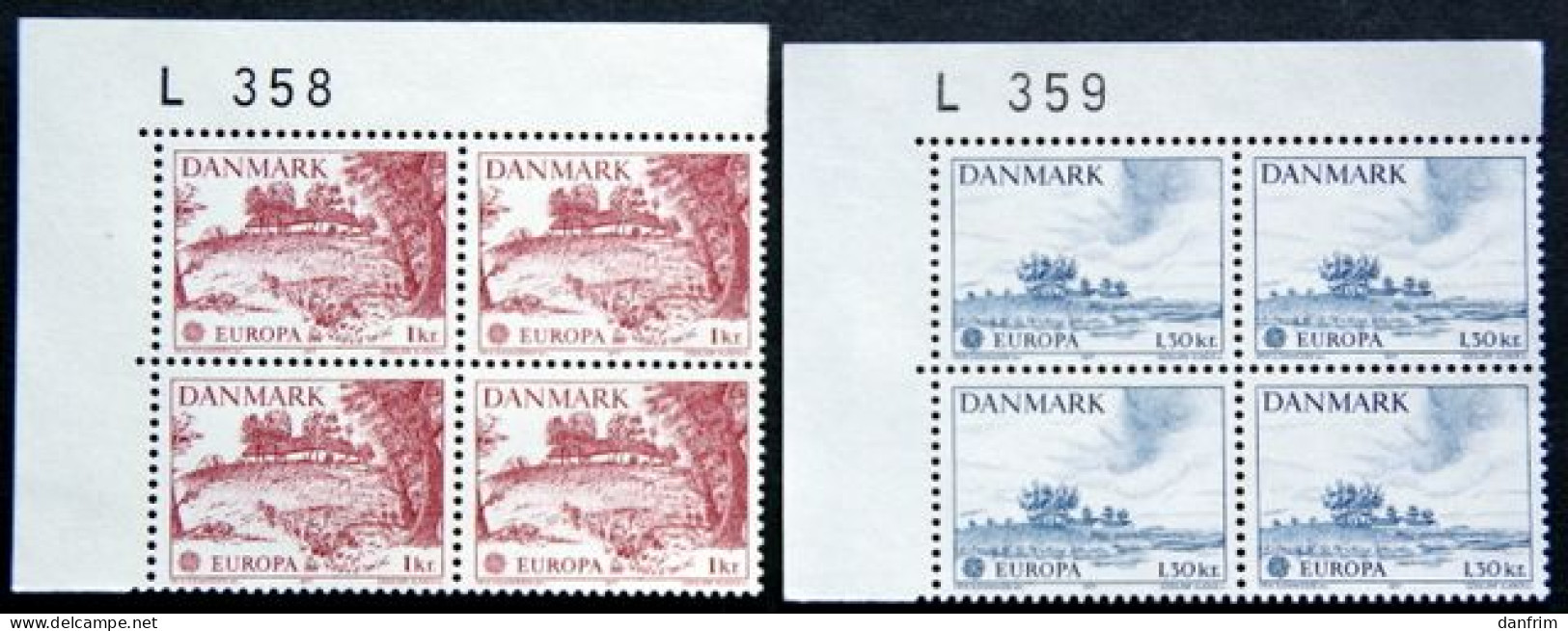 Denmark 1977 EUROPA   MiNr.639-40 MNH (**)     Cz.Slania    ( Lot  Ks 1422 ) - Nuovi