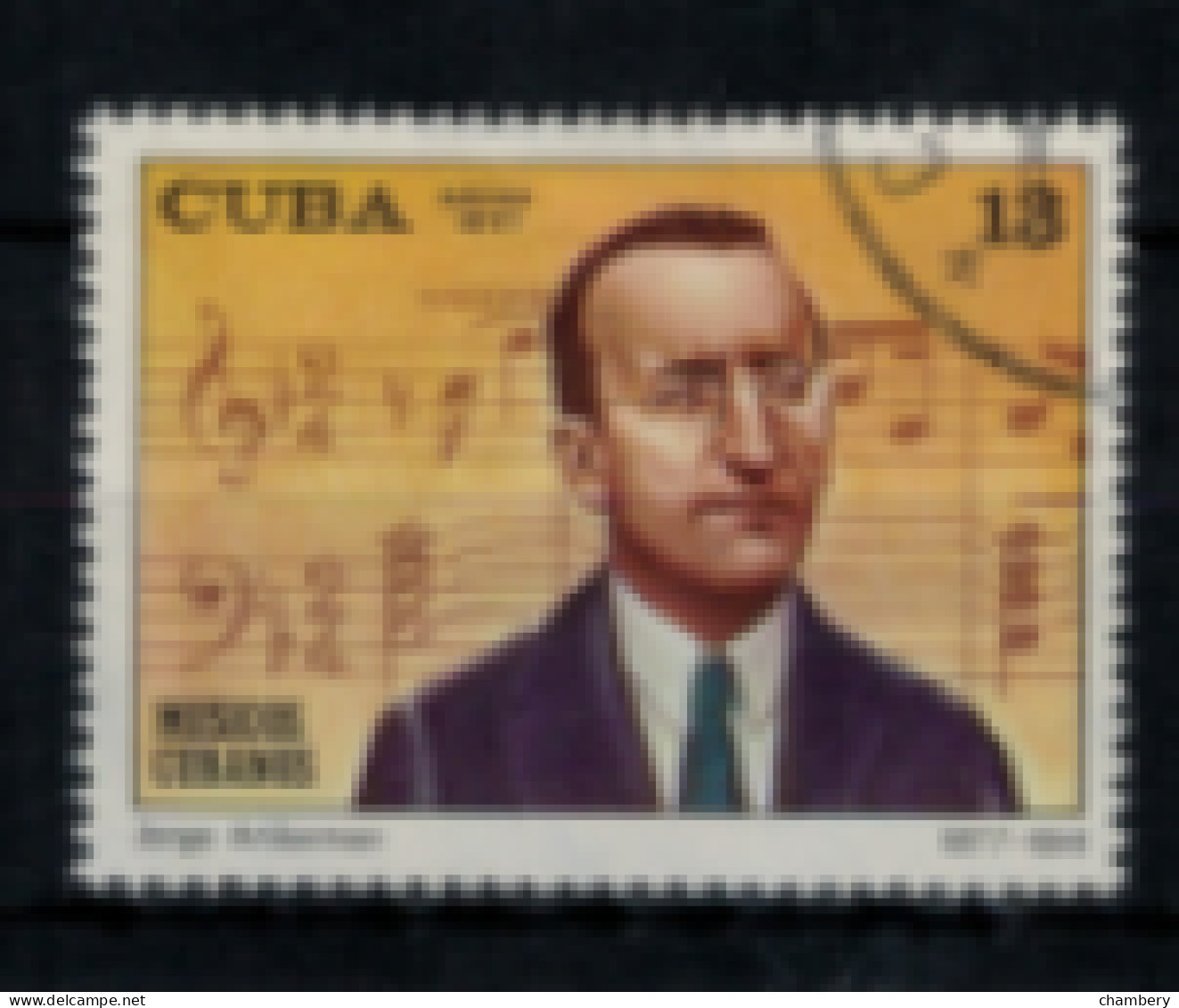 Cuba - PA - "Musicien Cubain : Jorge Ackermann" - T. Oblitéré N° 255 De 1977 - Airmail
