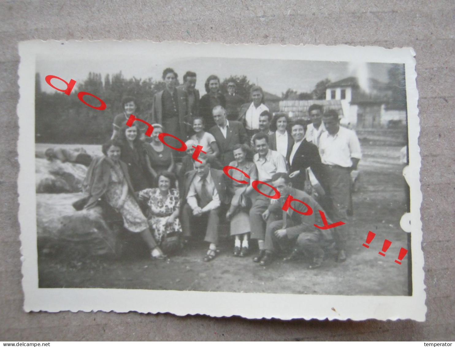 Serbia, Kosovo / Peć - Na železničkoj Stanici, Railway Station, Bahnhof ( 1953 ) Real Photo - Kosovo