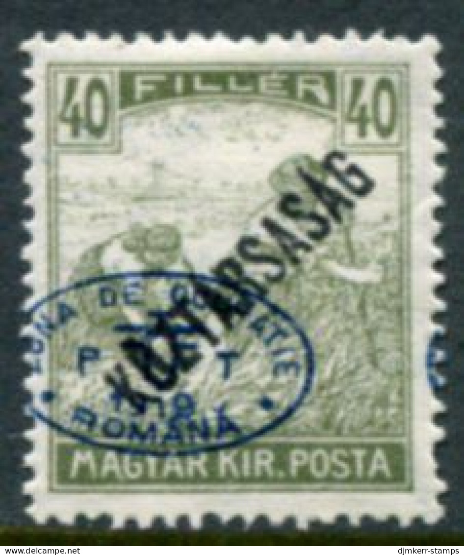 DEBRECEN 1919  40f . Harvesters Köztarsasag With Blue Overprint LHM / *   Michel 50 - Debrecen