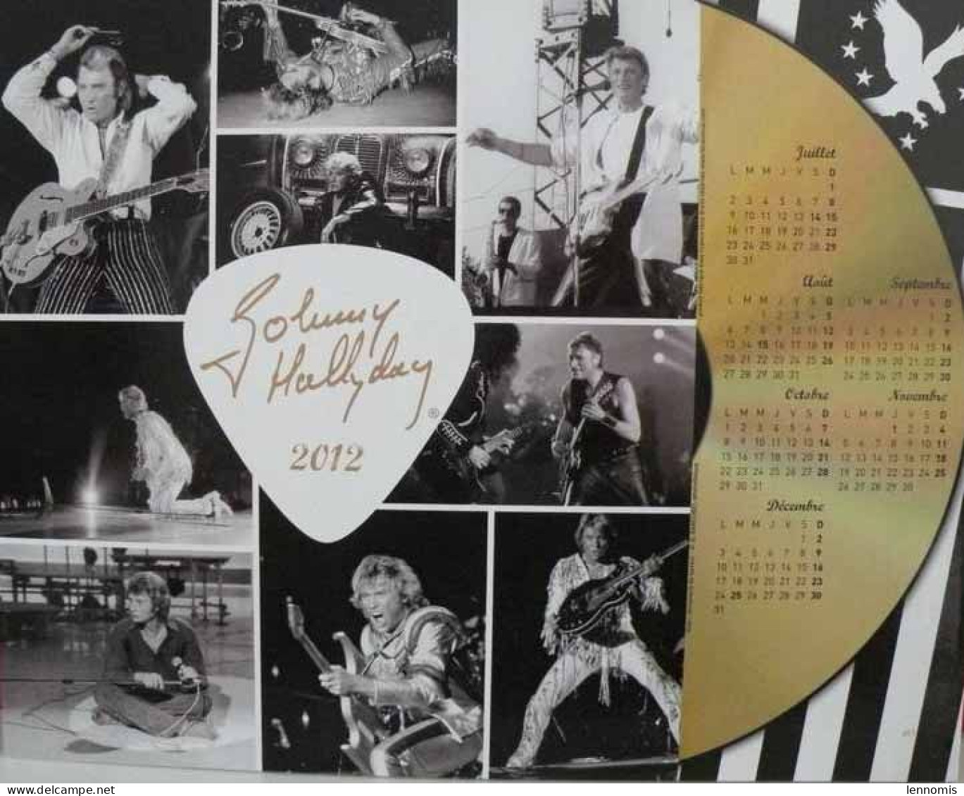 Calendrier - 2012 - Johnny Hallyday - Formato Grande : 2001-...