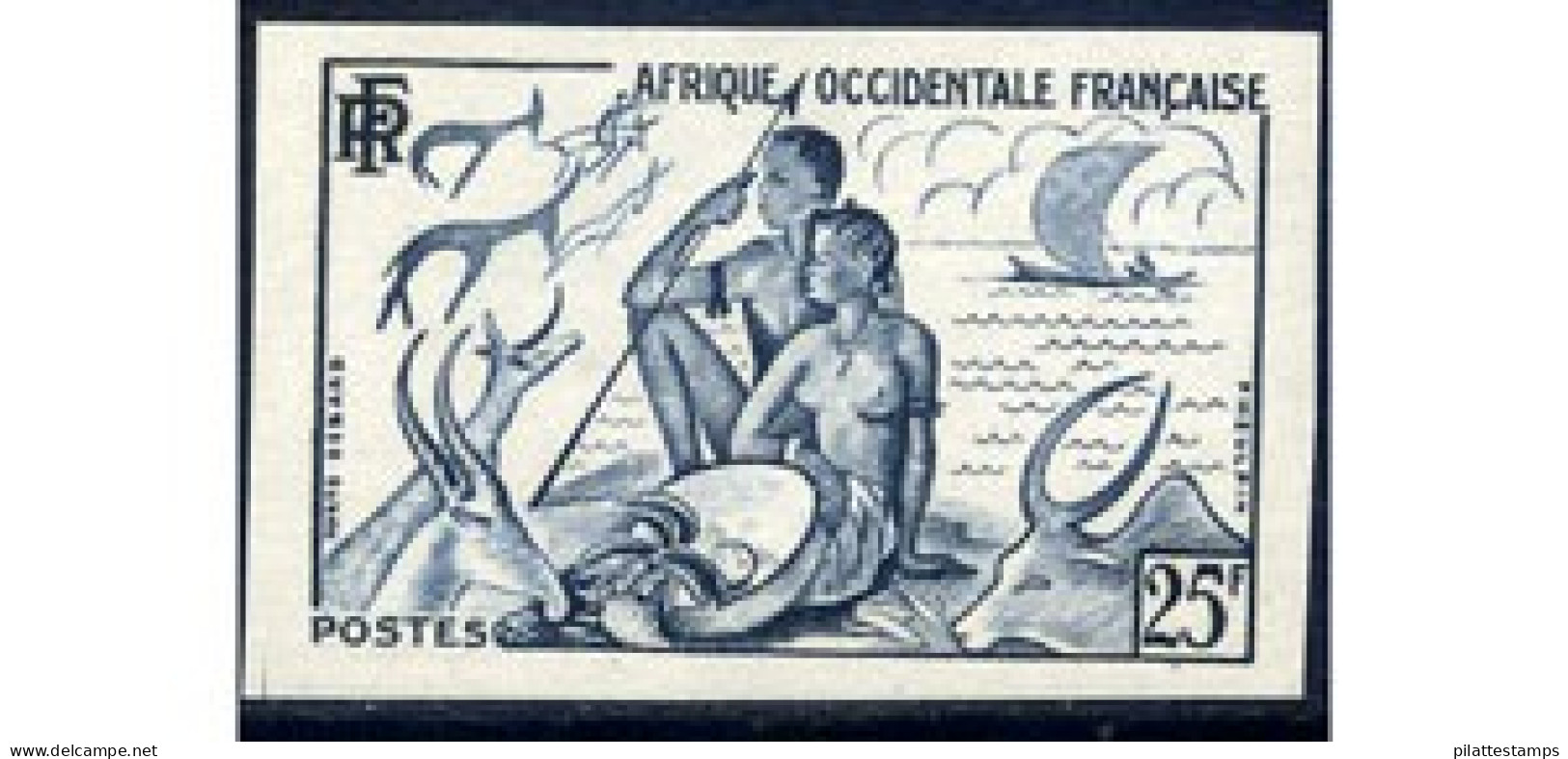 Afrique Occidentale 49* Essai De Couleur - Andere & Zonder Classificatie